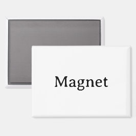 Maak je eigen rechthoek van 8,9 x 6,4 cm magneet
