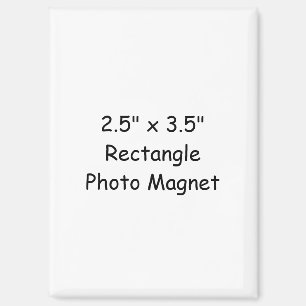 Maak Je Eigen Rechthoekige Fotomagneet Magneet