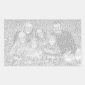 Maak Je Eigen Rechthoekige Fotosticker Sticker (Voorkant)