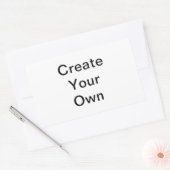 MAAK JE EIGEN RECHTHOEKIGE STICKER (Envelop)