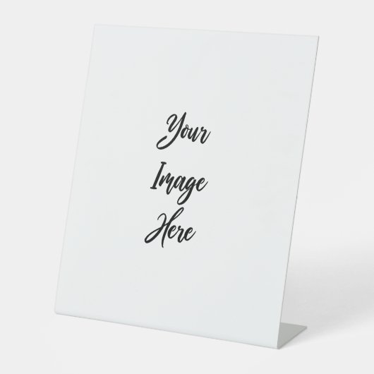 Maak je eigen reclamebord met voetstuk (Voorkant)