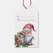 Maak Je Eigen Regenboog Kado Kerst Dwerg Cadeaulabel (Voorkant)