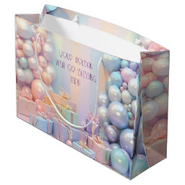 Maak je eigen regenboog kerstballen groot cadeauzakje