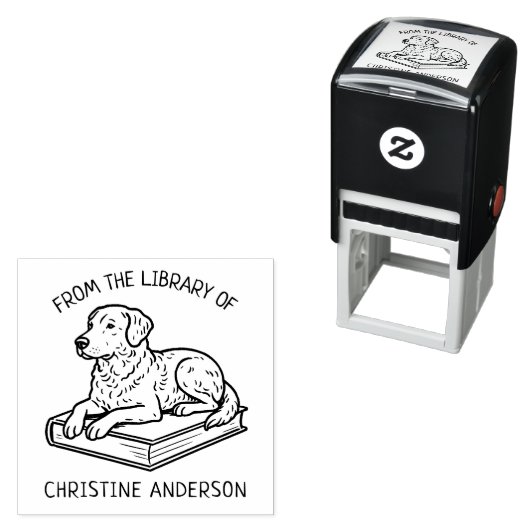 Maak je eigen | retriever | Uit de bibliotheek van Zelfinktende Stempel (In situ)