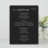 Maak Je Eigen Retro Black Star Pin-up Menu (Staand voorkant)