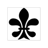Maak je eigen retro fleur de lis rubberstempel (Afrduk)