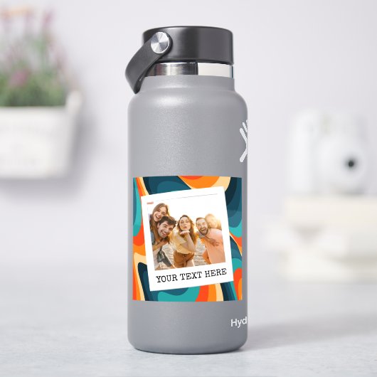 Maak Je Eigen Retro Foto Sticker (HydroFlask)
