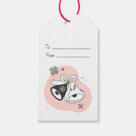 Maak Je Eigen Retro Kerstbellen Oranje Cadeaulabel