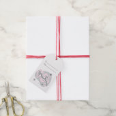 Maak je eigen retro kerstverlichting Kerstmis Cadeaulabel (Met Touw)