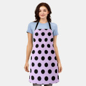 Maak je eigen retro polkadots schort (Gedragen)