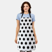 Maak je eigen retro polkadots schort (Gedragen)
