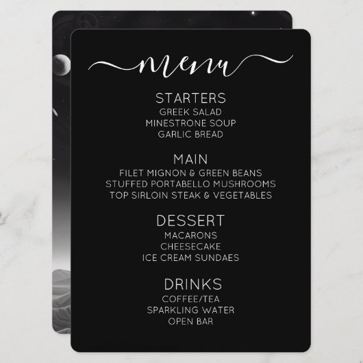 Maak Je Eigen Retro Ruimtescherm Menu (Voorkant / Achterkant)