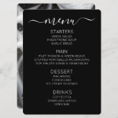 Maak Je Eigen Retro Vrouw Menu (Voorkant / Achterkant)