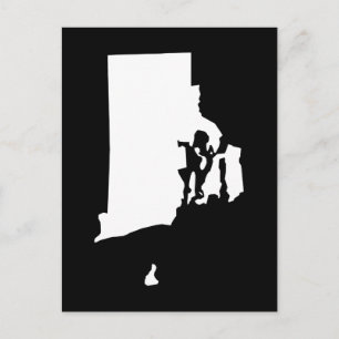 Maak Je Eigen Rhode Island Verhuisbericht Briefkaart