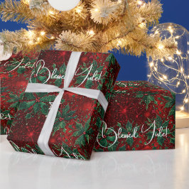 Maak Je Eigen Rode Groene Winter Joelfeest Hulst Cadeaupapier
