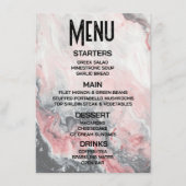 Maak Je Eigen Rode Marmer Menu (Voorkant)