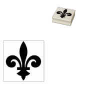 Maak Je Eigen Rokje Met Fleur De Lis Vorm Rubberstempel (Gestempeld)