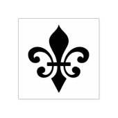 Maak Je Eigen Romantische Fleur De Lis Rubberstempel (Afrduk)