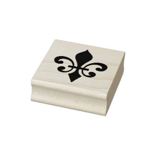 Maak Je Eigen Romantische Fleur De Lis Rubberstempel