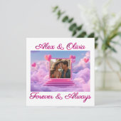 Maak je eigen romantische hartfoto sjabloon (Staand voorkant)