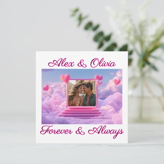 Maak je eigen romantische hartfoto sjabloon (Staand voorkant)