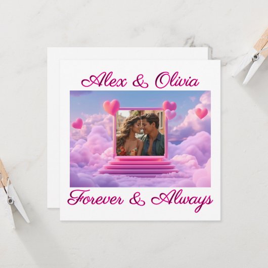 Maak je eigen romantische hartfoto sjabloon (Voorkant / Achterkant in situ)