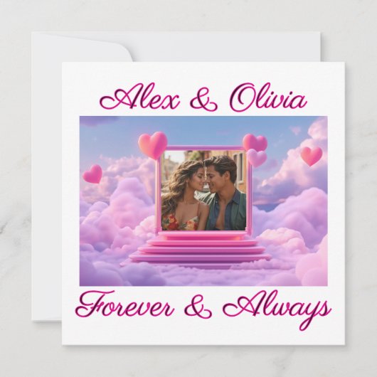 Maak je eigen romantische hartfoto sjabloon (Voorkant)