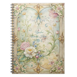 Maak je eigen romantische Victoriaanse bloementuin Notitieboek