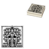 Maak je eigen Romeinse god Mars schedels Rubberstempel (Gestempeld)