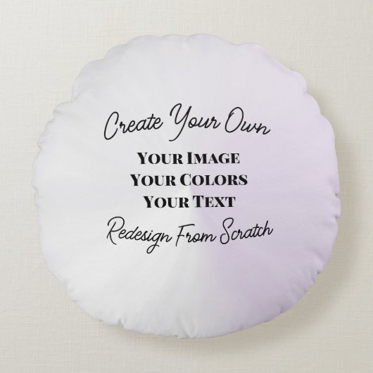 Maak je eigen rond kussen (Voorkant)