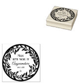 Maak je eigen ronde klimopkrans rubberstempel (Gestempeld)