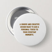 Maak je eigen ronde knop button 7,6 cm (Voorkant /achterkant)