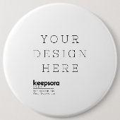 Maak je eigen ronde knop van 6 inch button 6,0 cm (Voorkant)