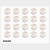 Maak Je Eigen Ronde Retouradres Sticker (Vel)