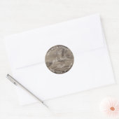 Maak Je Eigen Ronde Retouradres Sticker (Envelop)