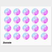 Maak Je Eigen Ronde Retouradres Sticker (Vel)