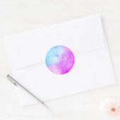 Maak Je Eigen Ronde Retouradres Sticker (Envelop)