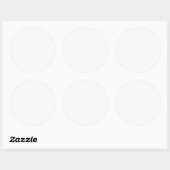 Maak je Eigen Ronde Sticker (Vel)
