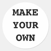 MAAK JE EIGEN RONDE STICKER (Voorkant)