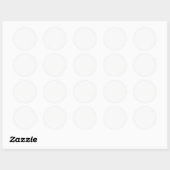 Maak je eigen ronde sticker (Vel)