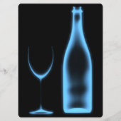 Maak Je Eigen Röntgen Wijn Glas & Fles Menu (Achterkant)