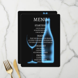 Maak Je Eigen Röntgen Wijn Glas & Fles Menu