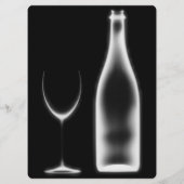 Maak Je Eigen Röntgen Wijn Glas & Fles Menu (Achterkant)