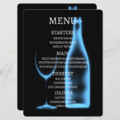 Maak je eigen Röntgen-wijnglas & fles Menu (Voorkant / Achterkant)