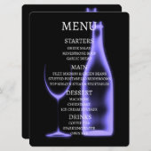 Maak je eigen Röntgen wijnglas & fles Menu (Voorkant / Achterkant)