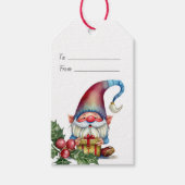 Maak Je Eigen Rood & Blauw Kabouter Cadeau Cadeaulabel (Voorkant)