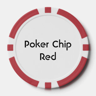 Maak je eigen, Rood Poker Chips