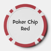 Maak je eigen, Rood Poker Chips (Achterkant)