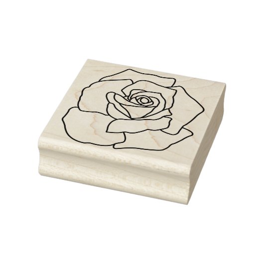 Maak Je Eigen Roos Bloem Florale Rubberstempel (Stempel)