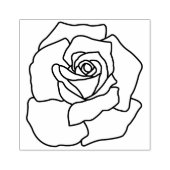 Maak Je Eigen Roos Bloem Florale Rubberstempel (Afrduk)